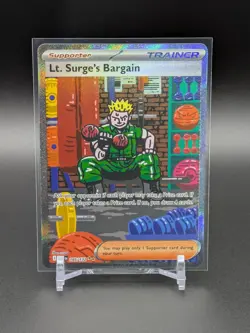 LT. SURGE'S BARGAIN 185/132 - Pokemon Mega Evolution NM - - Image 1