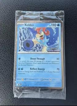 Pokemon TCG Keldeo 110 HP Chaos Rising ME04 019/086 Promo Holo EN - Image 1