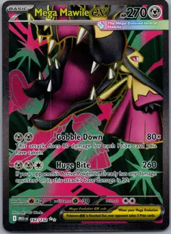 Mega Mawile ex 162/132 Mega Evolution Pokemon TCG Holo Ultra Rare NM - Image 1