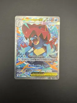 Pokemon Mega Feraligatr ex 274/217 SIR Ascended Heroes NM (Pack Fresh) - Image 1