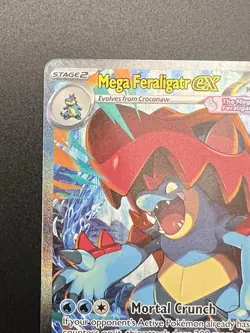 Pokemon Mega Feraligatr ex 274/217 SIR Ascended Heroes NM (Pack Fresh) - Image 4