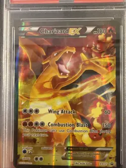 2016 POKEMON XY BLACK STAR PROMO #XY121 FULL ART/CHARIZARD EX PSA 6 - Image 3