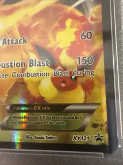 2016 POKEMON XY BLACK STAR PROMO #XY121 FULL ART/CHARIZARD EX PSA 6 - Image 4