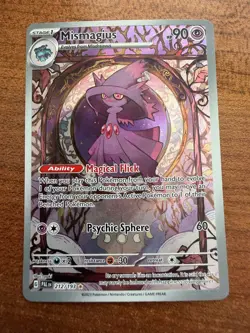 Pokemon TCG Mismagius Illustration Rare Scarlet & Violet Paldea Evolved 212/193 - Image 1