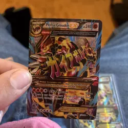Primal Groudon EX ⭐ 151/160 Holo Ultra Rare Primal Clash 2015 Pokemon Lp - Image 2