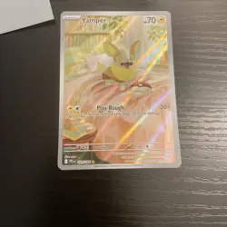 Yamper 099/094 IR Illustration Rare Holo Pokemon 2025 Phantasmal Flames NM - Image 1