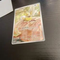 Yamper 099/094 IR Illustration Rare Holo Pokemon 2025 Phantasmal Flames NM - Image 3