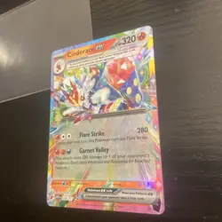 Cinderace ex 28/142 Double Rare Stellar Crown Pokemon Holo Near Mint - Image 3