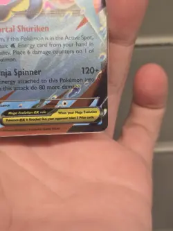 Pokemon TCG- Mega Greninja ex - 022/086 - ME04: Chaos Rising (CRI) Double Rare - Image 4