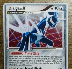 Pokemon TCG Dialga LV.X DP17 Black Star Promo Holo Diamond & Pearl Vintage - LP - Image 2