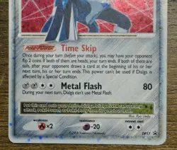 Pokemon TCG Dialga LV.X DP17 Black Star Promo Holo Diamond & Pearl Vintage - LP - Image 3