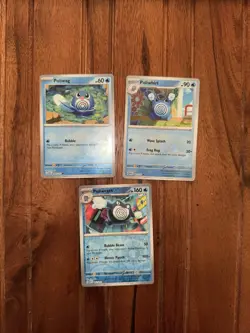 Pokemon TCG Poliwag Poliwhirl Poliwrath 060/165 061/165 062/165 - RH 151 S&V - Image 2