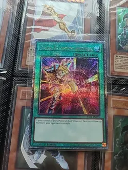 Dark Burning Attack Quarter Century Secret Rare RA04-EN245 Dark Magician Yugioh - Image 1