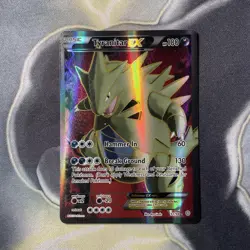 Tyranitar EX 91/98 - Full Art Ultra Rare Card - XY Ancient Origins - EXC - Image 1