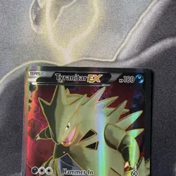 Tyranitar EX 91/98 - Full Art Ultra Rare Card - XY Ancient Origins - EXC - Image 2