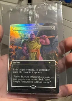 THANOS Magic the Gathering PSA Magazine Promo Swords to Plowshares Marvel Rare - Image 1