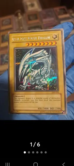 Blue-Eyes White Dragon (Dark Duel Stories) DDS-001 Yu-Gi-Oh! Video Game... - Image 1