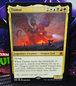 magic the gathering - Tiamat - Legendary Creature - Dragon God - Mythic - Flying - Image 1