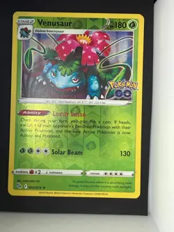 Venusaur Reverse Holo Holo Rare Pokemon GO 003/078 LP - Image 1