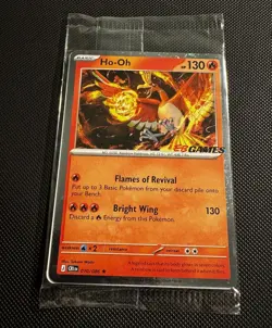 Pokemon TCG Ho-Oh 010/086 EB Games Chaos Rising Promo - Image 1