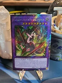 Fiendsmith's Desirae 1st Edition Platinum Secret Rare RA04-EN056 Yu-Gi-Oh! - Image 1