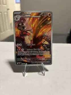 Pokemon TCG - Blaziken - Illustration Rare SV10: Destined Rivals 192/182 NM - Image 1