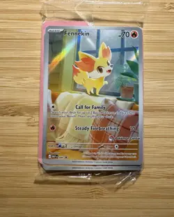 Pokemon Fennekin 080 Pokemon Center Sealed Stamped Promo | Chaos Rising ✨ - Image 1