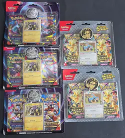 Pokemon Phantasmal Flames & Ascended Hero 2-Pack Blister LOT OF 5 New - Image 1