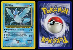 ARTICUNO 2/62 HOLO RARE FOSSIL POKEMON LP - Image 3