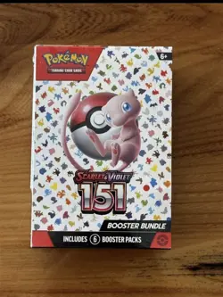 Pokemon TCG Scarlet & Violet 151 Booster Bundle Box 6 Packs English 2023 - Image 1