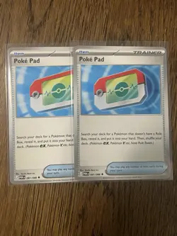 Pokemon TCG x2 Pokepad Pokemon Cards Perfect Order- NM - Image 1