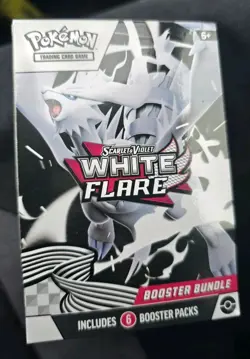 Pokemon Scarlet & Violet White Flare Booster Bundle Factory Sealed 6 Packs - Image 1