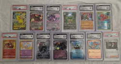 Graded Pokemon Card Lot (13 Slabbed Cards) - Image 1