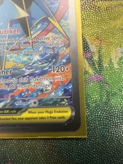 Mega Greninja Ex SIR 116/086 Chaos Rising English Pokemon Card - Image 3