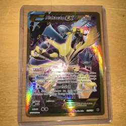 Pokemon Alakazam EX Full Art Holo XY Fates Collide 125/124 English Card - Image 1