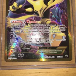 Pokemon Alakazam EX Full Art Holo XY Fates Collide 125/124 English Card - Image 3