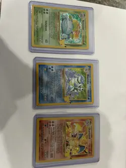25th Anniversary CHARIZARD VENUSAUR BLASTOISE Celebration Set Holo Pokemon - Image 1