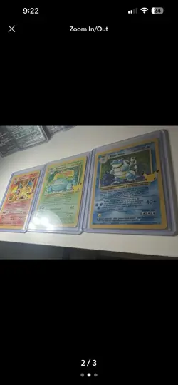 25th Anniversary CHARIZARD VENUSAUR BLASTOISE Celebration Set Holo Pokemon - Image 2