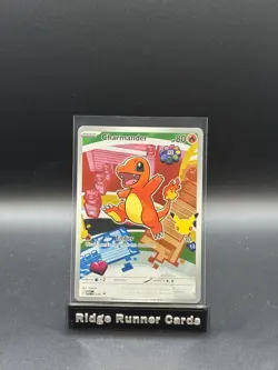 Pokemon TCG Mega Evolutions Charmander Illustration Rare #038 Black Star Promo - Image 1