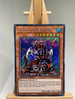 Armed Dragon LV7 - Secret Rare 1st Edition SGX1-ENC08 - NM - YuGiOh - Image 1