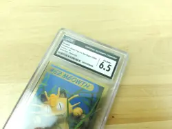Meowth 52 Pokemon Card Hasbro Toy Wishes Magazine 1999 Foil Hand Cut - Image 2