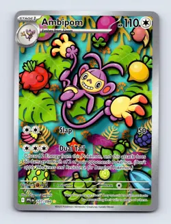 Ambipom 107/094 Illustration Rare Phantasmal Flames - Image 1