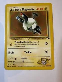Pokemon TCG Lt. Surge's Spearow & Magnemite Gym Heroes Bundle - Image 4