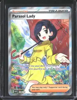 Parasol Lady 238/182 Ultra Rare Paradox Rift Pokemon NM/M - Image 1