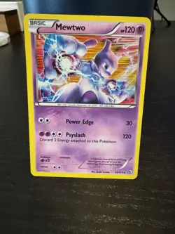 Pokemon Mewtwo 53/113 Legendary Treasures Holo Rare Holo 120 HP 2013 Card - Image 1