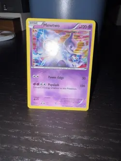 Pokemon Mewtwo 53/113 Legendary Treasures Holo Rare Holo 120 HP 2013 Card - Image 5