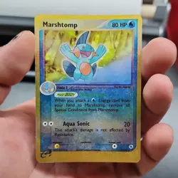 Pokemon Marshtomp 41/109 Ruby and Sapphire Reverse Holo Uncommon 80HP Stage 1 - Image 1