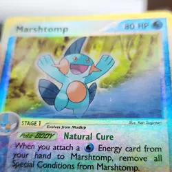 Pokemon Marshtomp 41/109 Ruby and Sapphire Reverse Holo Uncommon 80HP Stage 1 - Image 3