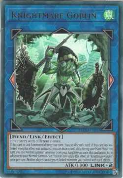 Yugioh FLOD-EN044 Knightmare Goblin Ultra Rare Unlimited NM - Image 1