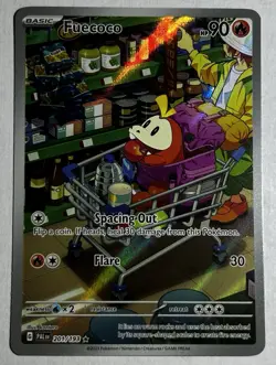 Pokemon TCG Fuecoco 201/193 Paldea Evolved Full Art Holo - Image 1